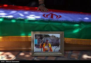 تشییع پیکر حمیدرضا درجاتی +عکس