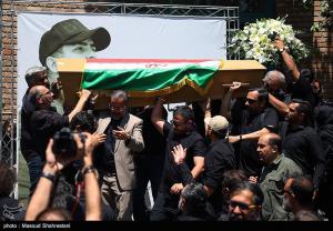 تشییع پیکر حمیدرضا درجاتی +عکس