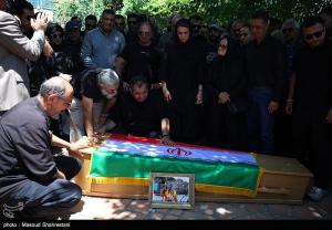 تشییع پیکر حمیدرضا درجاتی +عکس