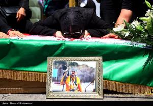 تشییع پیکر حمیدرضا درجاتی +عکس