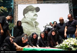 تشییع پیکر حمیدرضا درجاتی +عکس