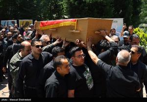 تشییع پیکر حمیدرضا درجاتی +عکس