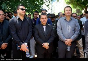 تشییع پیکر حمیدرضا درجاتی +عکس