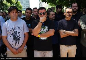 تشییع پیکر حمیدرضا درجاتی +عکس