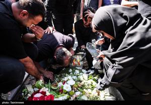 تشییع پیکر حمیدرضا درجاتی +عکس