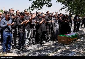 تشییع پیکر حمیدرضا درجاتی +عکس