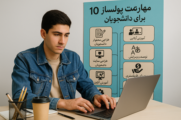 مهارت های پولساز برای دانشجویان: ۹ مهارت درآمدزایی حین تحصیل