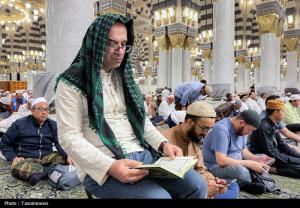 حال و هوای مسجدالنبی در ایام حج +عکس