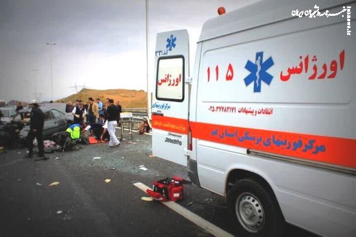 افزایش تعداد فوتی های حادثه اتوبان تهران - کرج به ۲ نفر