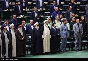 مراسم بزرگداشت شهدای خدمت در مجلس شورای اسلامی +عکس
