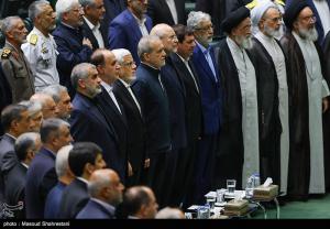 مراسم بزرگداشت شهدای خدمت در مجلس شورای اسلامی +عکس