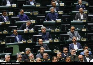 مراسم بزرگداشت شهدای خدمت در مجلس شورای اسلامی +عکس