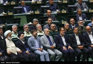 مراسم بزرگداشت شهدای خدمت در مجلس شورای اسلامی +عکس