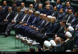 مراسم بزرگداشت شهدای خدمت در مجلس شورای اسلامی +عکس