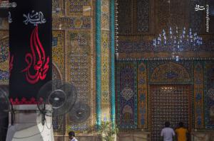 کتیبه‌های شهادت امام جواد(ع) در حرم علوی +عکس