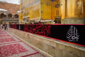 کتیبه‌های شهادت امام جواد(ع) در حرم علوی +عکس