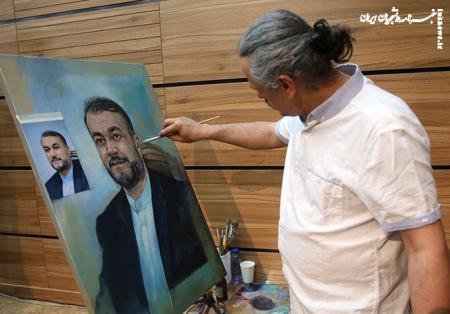 مراسم بزرگداشت شهید امیرعبداللهیان +عکس