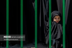 دسته عزاداری خادمان بانوی کرامت در روز شهادت جوادالائمه +عکس