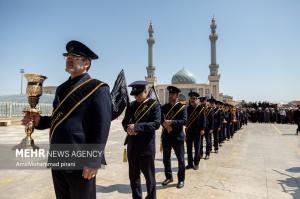 دسته عزاداری خادمان بانوی کرامت در روز شهادت جوادالائمه +عکس