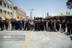 دسته عزاداری خادمان بانوی کرامت در روز شهادت جوادالائمه +عکس