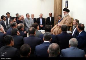 دیدار وزیر کشور و استانداران با رهبر معظم انقلاب +عکس