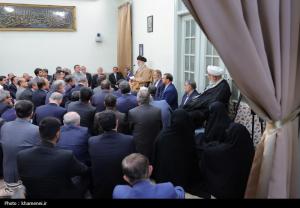 دیدار وزیر کشور و استانداران با رهبر معظم انقلاب +عکس