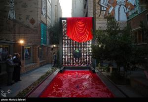 رونمایی از سازه‌ی یادبود خبرنگاران شهید غزه