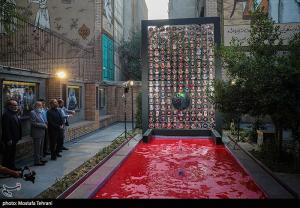 رونمایی از سازه‌ی یادبود خبرنگاران شهید غزه