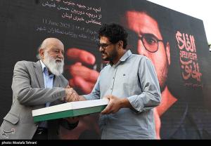 رونمایی از سازه‌ی یادبود خبرنگاران شهید غزه