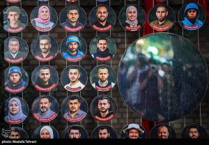 رونمایی از سازه‌ی یادبود خبرنگاران شهید غزه