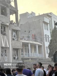 تصاویری از حمله رژیم غاصب صهیونیستی به تهران