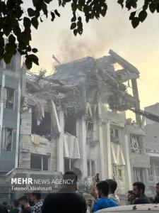 تصاویری از حمله رژیم غاصب صهیونیستی به تهران