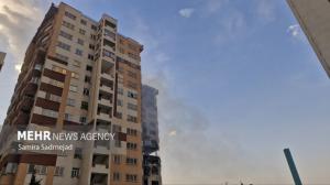 تصاویری از حمله رژیم غاصب صهیونیستی به تهران