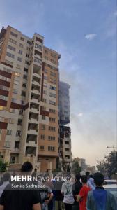 تصاویری از حمله رژیم غاصب صهیونیستی به تهران