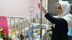 گزارش تصویری| خدمت‌رسانی کادر درمان بیمارستان شهید دکتر چمران کنگاور