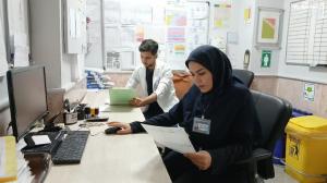گزارش تصویری| خدمت‌رسانی کادر درمان بیمارستان شهید دکتر چمران کنگاور