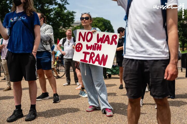 تظاهرات در بیش از ۱۰ شهر آمریکا در اعتراض به حمله علیه ایران+ عکس