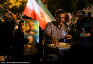 شادی مردم تهران پس از پاسخ کوبنده نیروهای مسلح به آمریکا +عکس