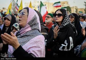 تجمع مردمی در حمایت از نیرو‌های مسلح +عکس