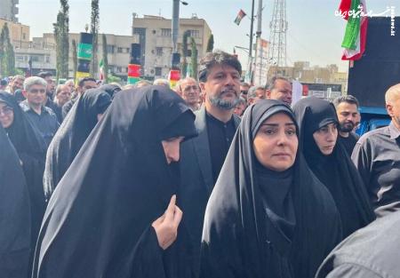 حضور وزیر راه و شهرسازی در مراسم تشییع شهدای اقتدار ملی