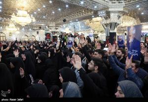 تشییع و تدفین پیکر شهید طهرانچی در حرم حضرت عبدالعظیم حسنی(ع)