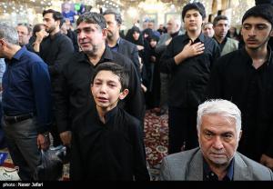 تشییع و تدفین پیکر شهید طهرانچی در حرم حضرت عبدالعظیم حسنی(ع)