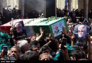 تشییع و تدفین پیکر شهید طهرانچی در حرم حضرت عبدالعظیم حسنی(ع)