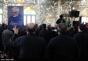تشییع و تدفین پیکر شهید طهرانچی در حرم حضرت عبدالعظیم حسنی(ع)