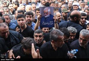 تشییع و تدفین پیکر شهید طهرانچی در حرم حضرت عبدالعظیم حسنی(ع)