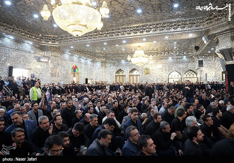 تشییع و تدفین پیکر شهید طهرانچی در حرم حضرت عبدالعظیم حسنی(ع)