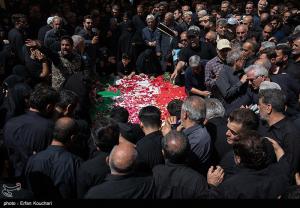 مراسم خاکسپاری شهدای اقتدار ایران در امامزاده صالح(ع) +عکس