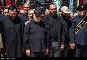 مراسم خاکسپاری شهدای اقتدار ایران در امامزاده صالح(ع) +عکس