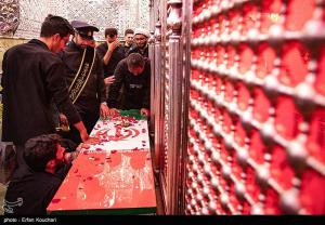 مراسم خاکسپاری شهدای اقتدار ایران در امامزاده صالح(ع) +عکس