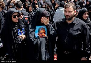 مراسم خاکسپاری شهدای اقتدار ایران در امامزاده صالح(ع) +عکس